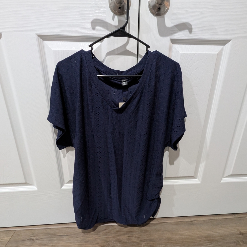 Navy Blue Women's Top